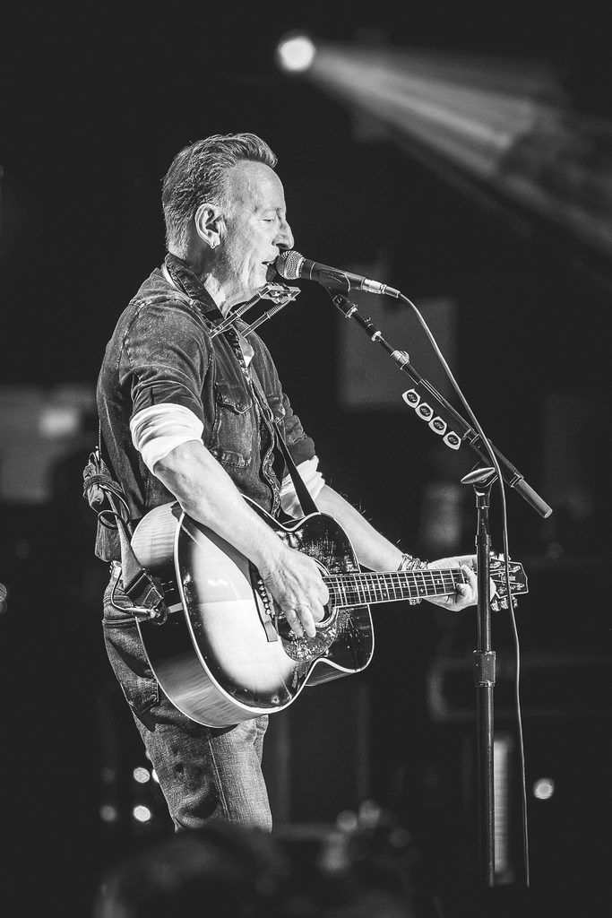 BRUCE SPRINGSTEEN AT POWER TO THE PEOPLE