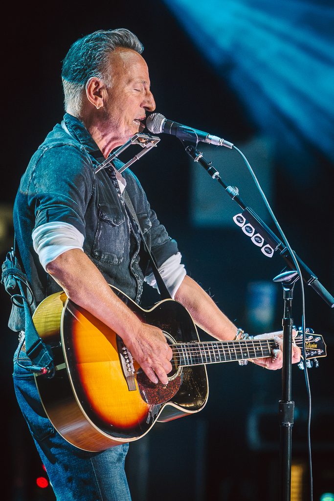 BRUCE SPRINGSTEEN AT POWER TO THE PEOPLE
