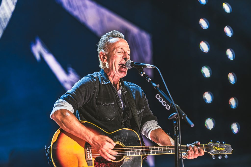 BRUCE SPRINGSTEEN AT POWER TO THE PEOPLE