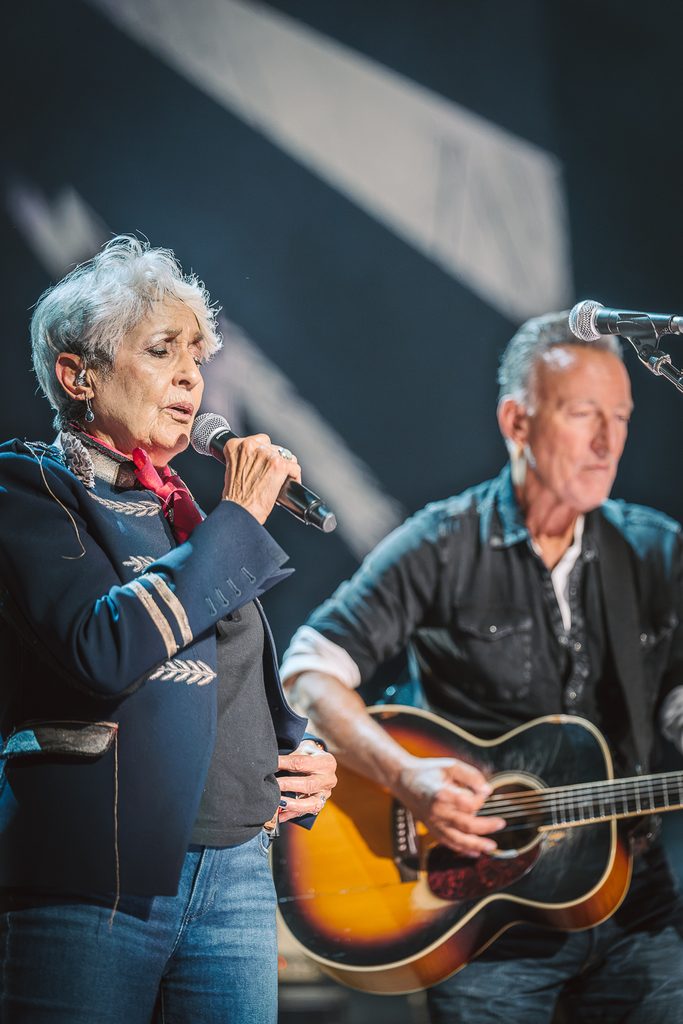 BRUCE SPRINGSTEEN AT POWER TO THE PEOPLE