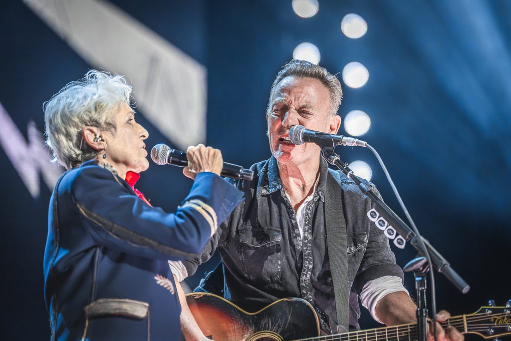 BRUCE SPRINGSTEEN AT POWER TO THE PEOPLE