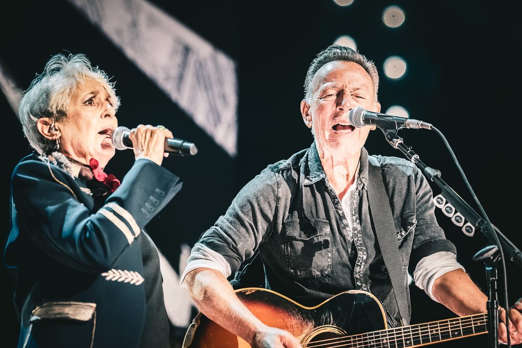 BRUCE SPRINGSTEEN AT POWER TO THE PEOPLE