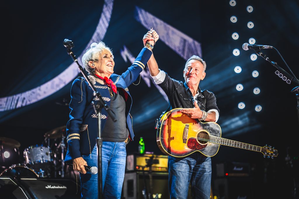 BRUCE SPRINGSTEEN AT POWER TO THE PEOPLE