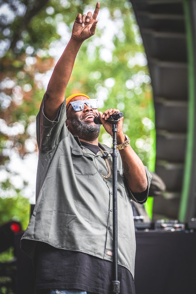 Killer Mike performing at Power to the People