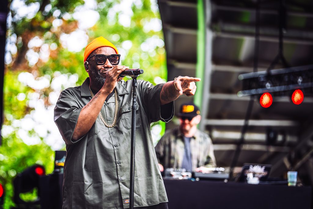 Killer Mike performing at Power to the People
