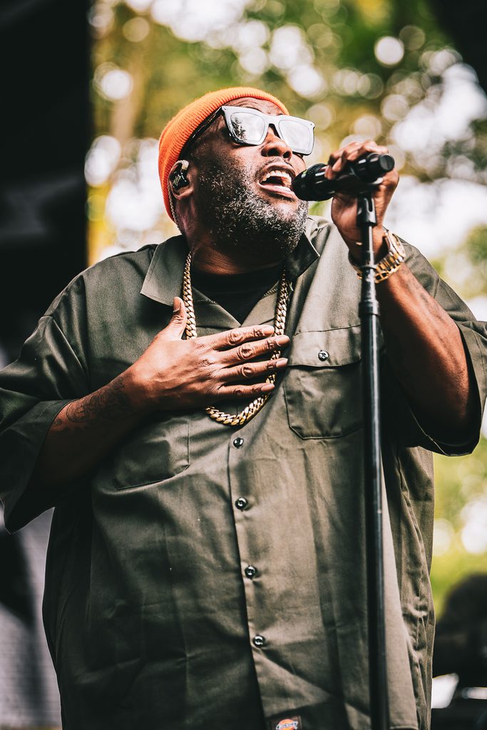 Killer Mike performing at Power to the People