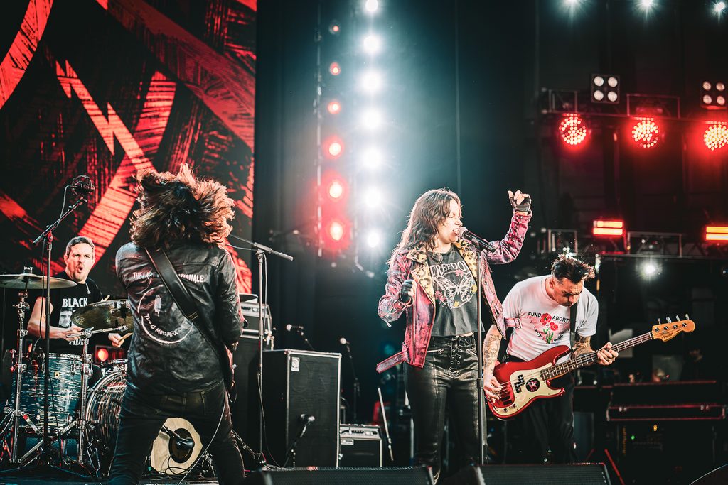The Last Internationale performing at Power to the People