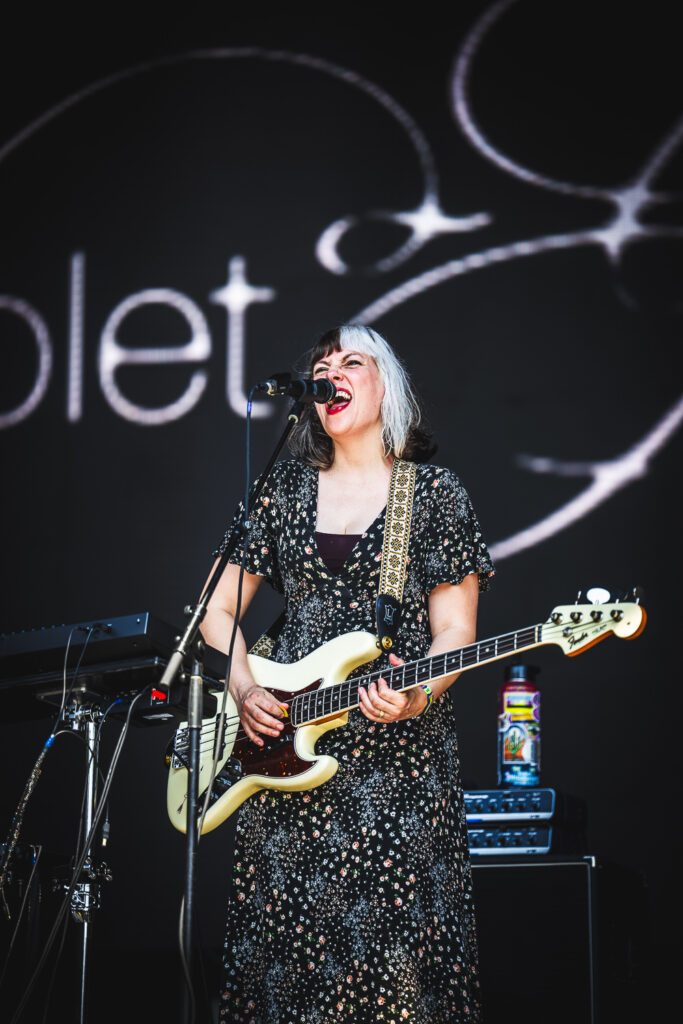 Violet Grohl performing at Shaky Knees 2026 in Atlanta GA