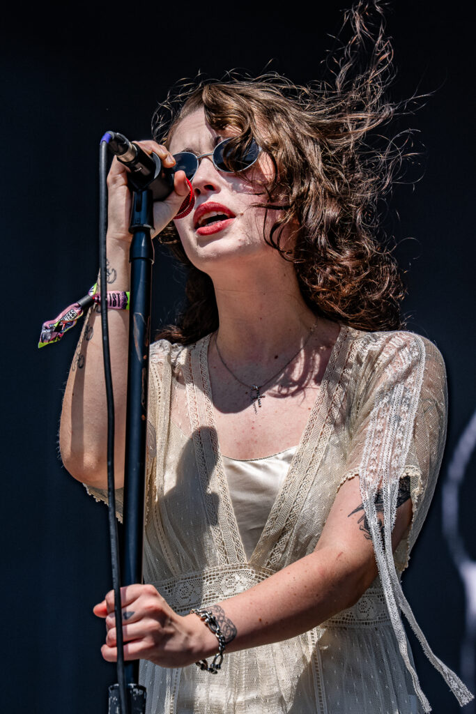 Violet Grohl performing at Shaky Knees 2026 in Atlanta GA